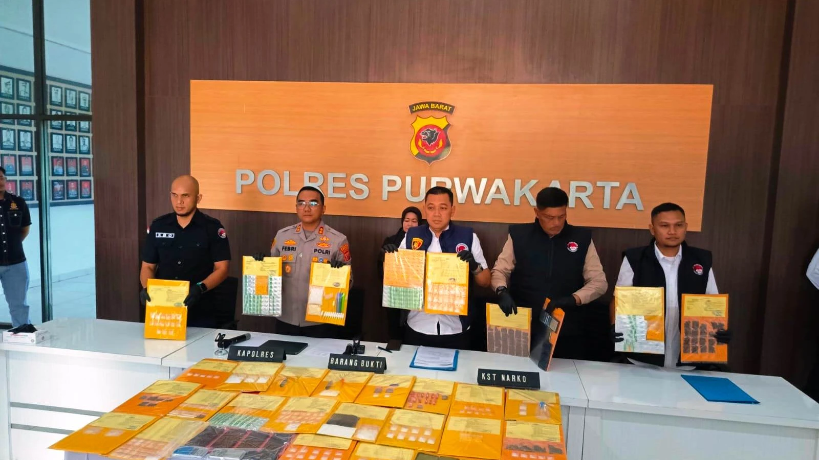 Polres Purwakarta Ringkus 41 Pengedar Narkoba, 6 Pelaku Residivis Kasus yang Sama