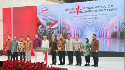 Peresmian BYD Subang Resmi Hari Ini, Pabrik Rp11,7 Triliun Resmi Beroperasi
