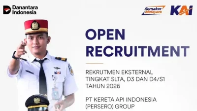 Cara Daftar Rekrutmen KAI Group 2026, Ini Syarat dan Formasi yang Tersedia