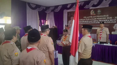 Pelantikan Pengurus Kwaran Sukasari Periode 2026-2029 dan Pembukaan Gema Pramuka ke 54, Pramuka Benteng Generasi Bangsa