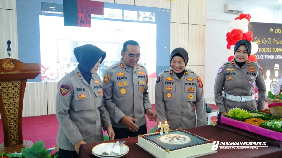 Syukuran HUT Ke-78 Polwan, Kapolres Purwakarta: Harus Berdampak Luar Biasa di Masyarakat