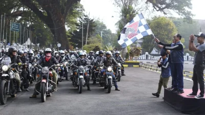 Start dari Subang, 300 Rider Royal Enfield Promosikan Potensi Wisata Jawa Barat