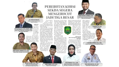 Perebutan Kursi Sekda Subang Segera Mengerucut Jadi Tiga Besar