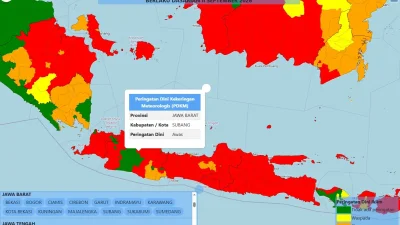 Peringatan Dini Kekeringan Periode 11–20 September 2026: Subang Masuk Status Awas