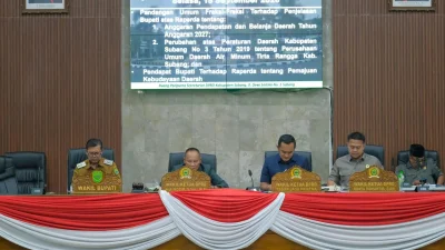 Wabup Subang Sampaikan Pendapat soal Raperda Pemajuan Kebudayaan