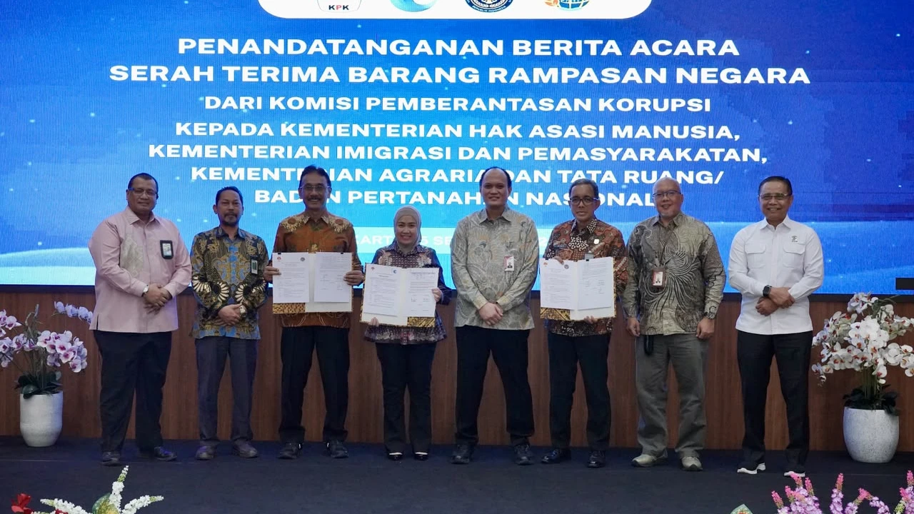 Terima Barang Rampasan Negara dari KPK, Sekjen ATR/BPN: Untuk Mendukung Layanan kepada Masyarakat