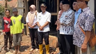 Rumah Warga Cikaum Roboh, BAZNAS Kabupaten Subang Bergerak Salurkan Bantuan Rutilahu