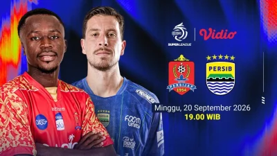 Link Live Streaming Persijap vs Persib Bandung, Minggu 20 September 2026