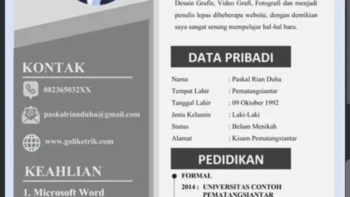 Cara Membuat CV untuk Melamar Kerja di Pabrik Subang September 2026, Jangan Lewatkan Bagian Ini