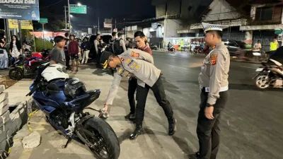 Polres Subang Amankan 36 Barang Bukti Pelanggaran Lalu Lintas