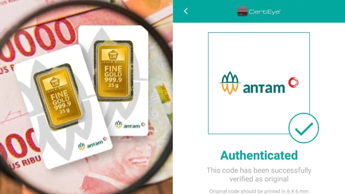 Cara Cek Keaslian Emas Antam yang Benar, Bisa Pakai Aplikasi CertiEye