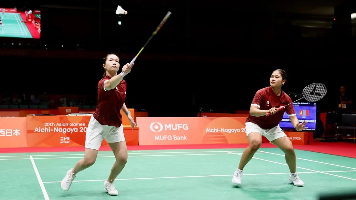 Line Up Beregu Putri Badminton Indonesia vs Chinese Taipei di QF Asian Games 2026