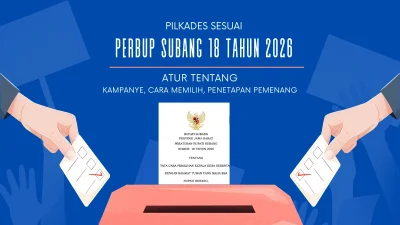 Perbup Subang 18 Tahun 2026 Batasi Kampanye Pilkades Maksimal Tiga Hari, Larang Politik Uang