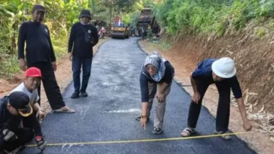PUPR Subang Tingkatkan Jalan Tenjolaya-Cimenteng Sepanjang 602 Meter, Anggaran Rp1 Miliar