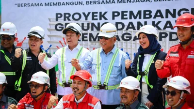 Ketua DPD RI Tinjau Progres Kawasan Legislatif di IKN