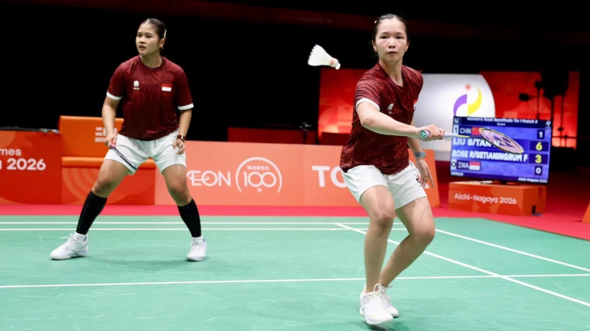Hasil Undian Badminton AG 2026 Perorangan: Rachel/Febi Langsung Jumpa Tan/Thinaah