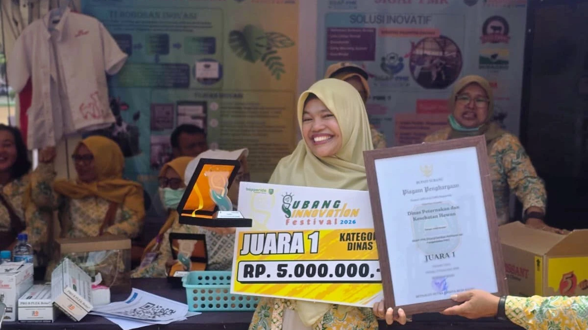 Dua Inovasi Disnakeswan Subang Masuk TOP 5 SIF, SIGAP PMK Raih Juara Pertama