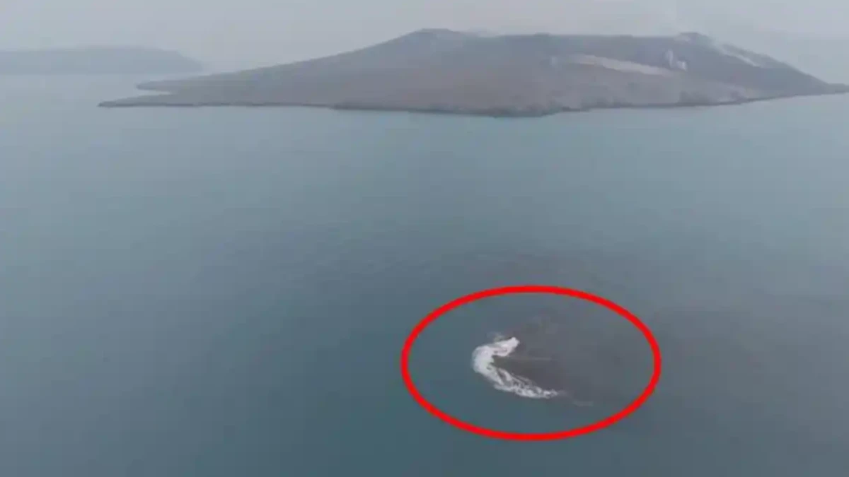 Analisa BMKG Munculnya Daratan Baru di Dekat Gunung Anak Krakatau