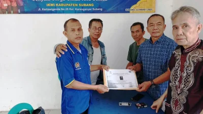Dadan Ramdan Resmi Daftar Calon Ketua PWI Subang, Dorong Pemilihan Demokratis dan Bermartabat