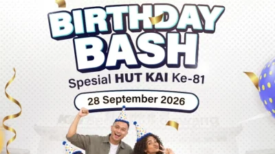 Sambut HUT ke-81, KAI Gelar Promo Tiket Hanya Bayar 81 Persen