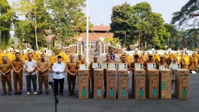 BAZNAS Subang Beri Penghargaan Capaian ZIS, Dinkes Terbaik I