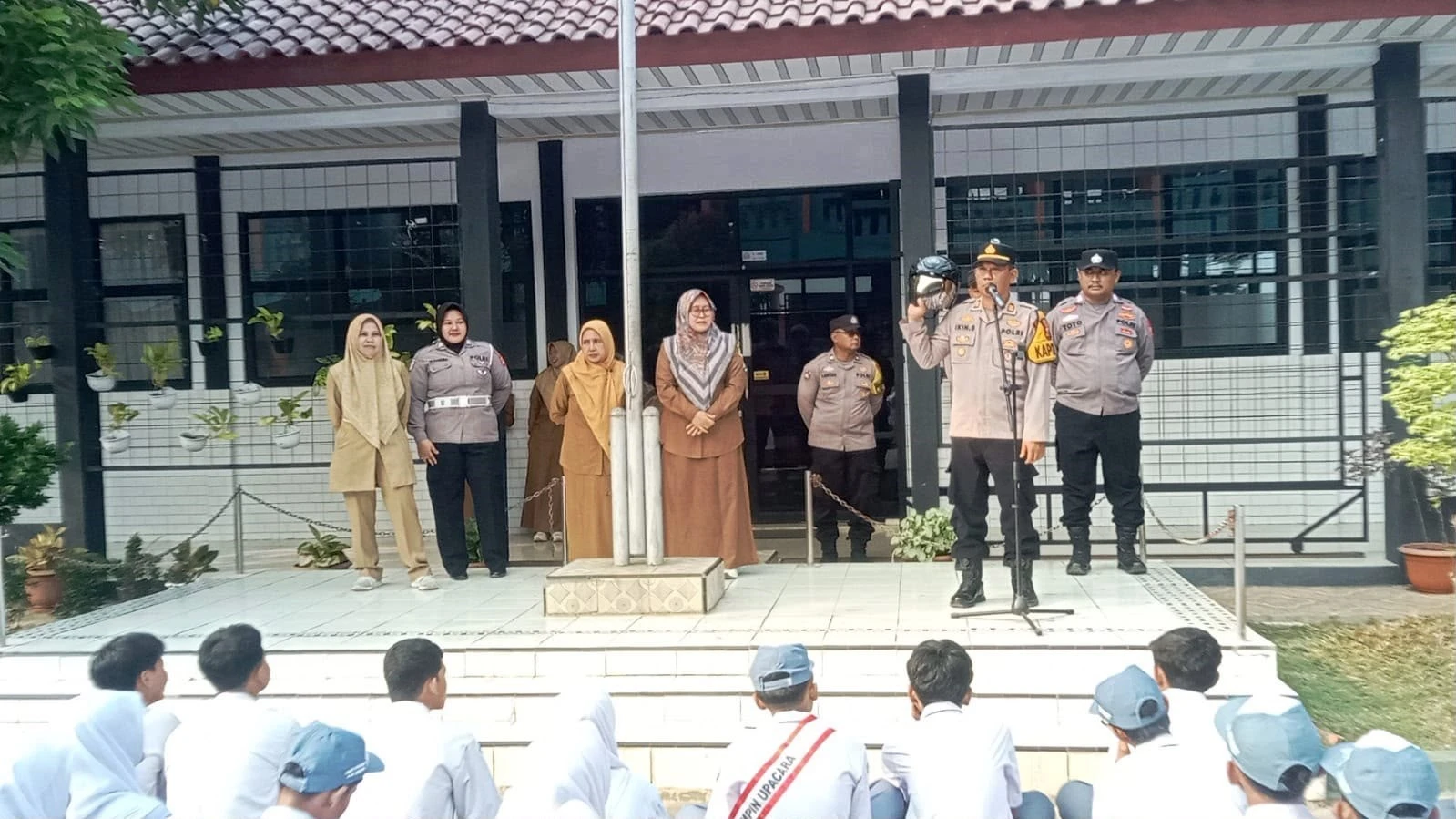 Kapolsek Pagaden Ingatkan Pelajar Jauhi Perilaku Meyimpang, Bullying, Tawuran hingga Knalpot Brong