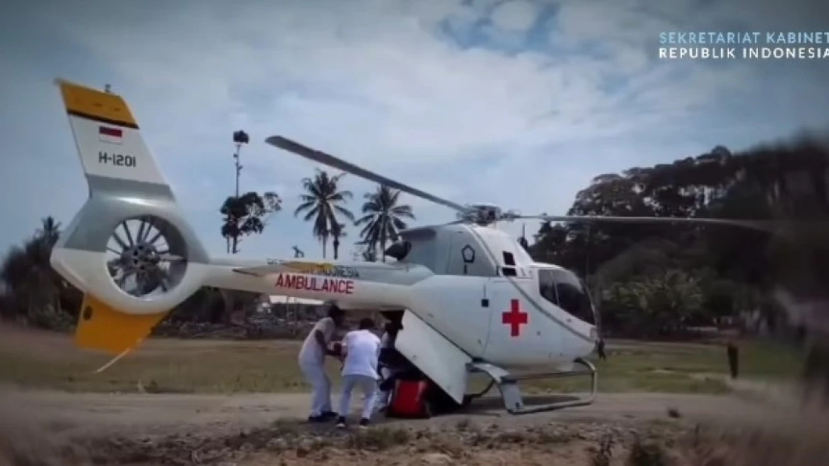 Tak Banyak Jeda, Program Ambulans Udara Prabowo Mulai Diuji Coba di Pesisir Barat