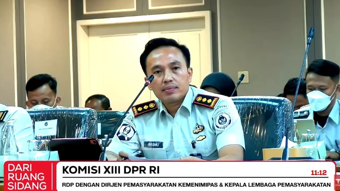Kalapas Cibinong Gelagapan Dicecar Komisi XIII DPR Soal Temuan Fasilitas Mewah