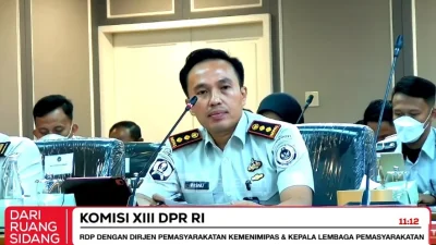 Kalapas Cibinong Gelagapan Dicecar Komisi XIII DPR Soal Temuan Fasilitas Mewah