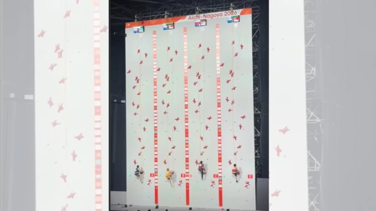 Jadwal Final Cabor Panjat Tebing Nomor Men's Speed 4 di Asian Games 2026