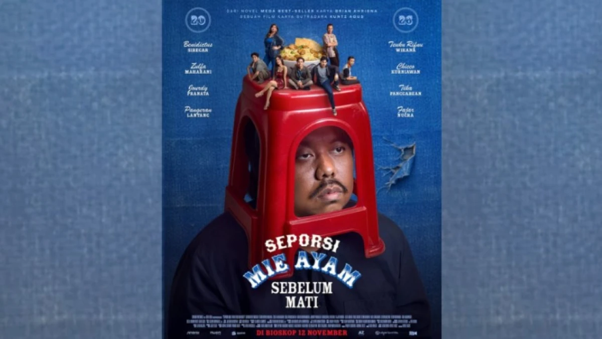Poster Baru Film Seporsi Mie Ayam Sebelum Mati Tampilkan Detail Kehidupan Ale
