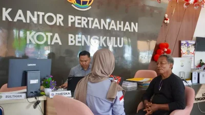 Pengukuran Terjadwal, Warga Kota Bengkulu Rasakan Presisi Waktu Jadwal Ukur Tanah