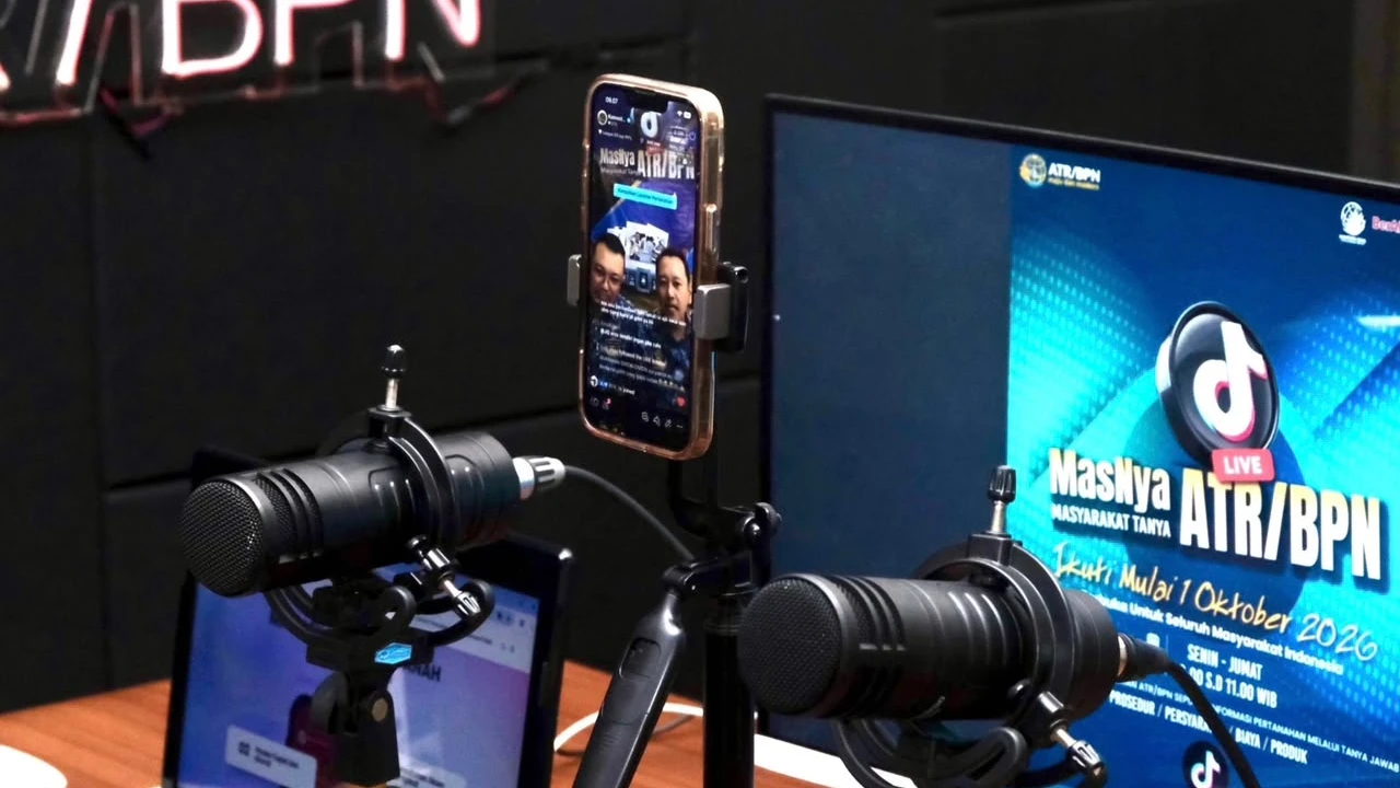 MasNya ATR/BPN Diluncurkan, Masyarakat Bisa Tanya Soal Layanan Pertanahan Lewat Live TikTok