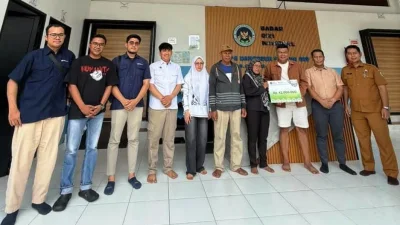 BPJS Ketenagakerjaan Subang Serahkan Jaminan Kematian kepada Ahli Waris Pekerja SPPG Dangdeur