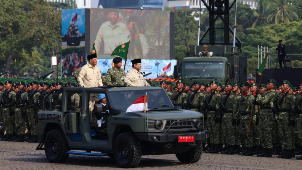 Presiden Prabowo akan Resmikan Satuan Baru di Upacara HUT ke-81 TNI yang Digelar Hari Ini
