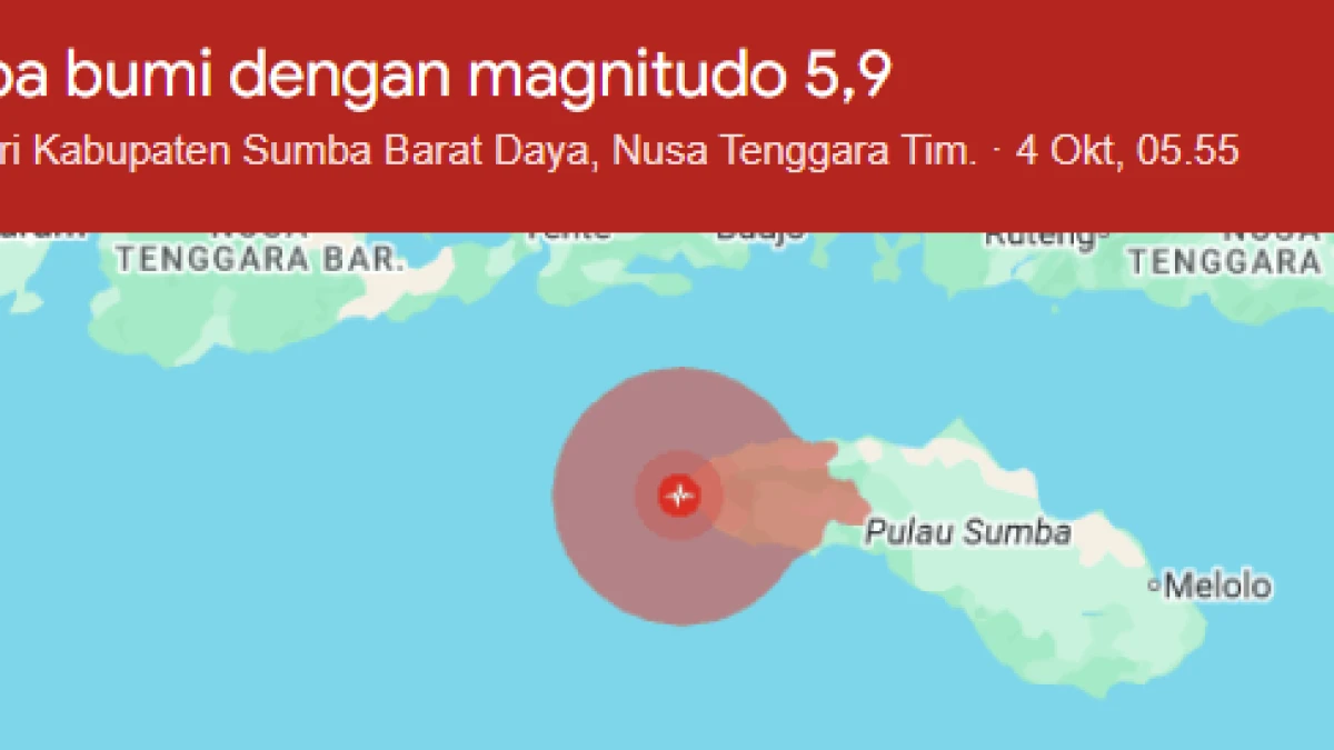 Gempa Sumba Barat Daya, BMKG Minta Warga Waspada Bangunan Retak