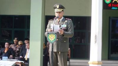 HUT ke-81 TNI, Dandim Subang Tegaskan TNI Kuat karena Bersama Rakyat
