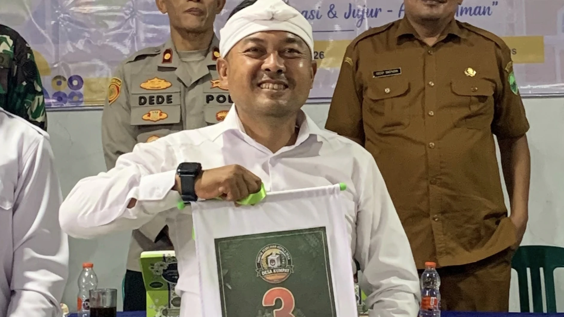 Dapat Nomor 3, Asep Pulloh Siap Lanjutkan Jilid II Desa Kumpay