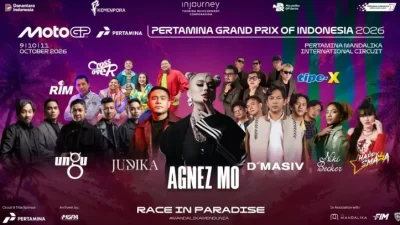 Bukan Cuma Balapan, Ini Dia Jadwal Musisi dan Konser di MotoGP Mandalika 2026