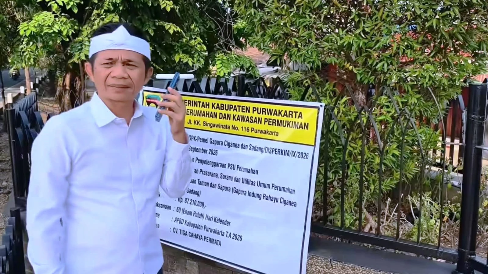 Bupati Purwakarta Soroti Papan Informasi Proyek yang Tak Terlihat Publik