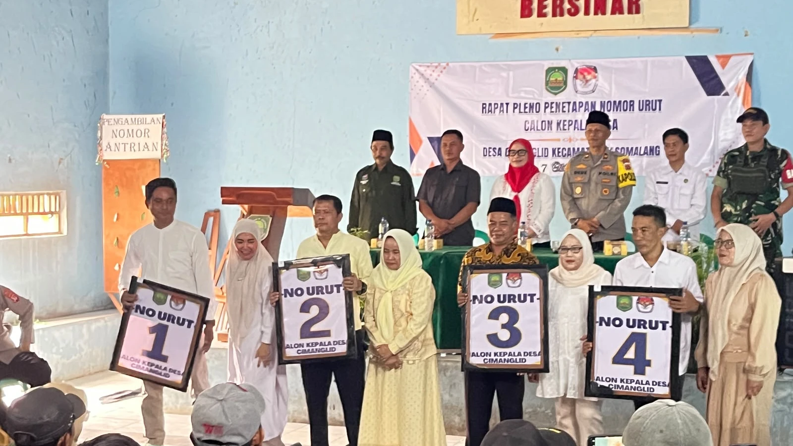 Dapat Nomor 1, Calon Kepala Desa Cimanglid Nana Supriatna, Ingin Bangun Desa Bersama Masyarakat