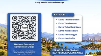 PLN Journalist Awards 2026 Kembali Digelar, Usung Tema Energi Mandiri, Indonesia Berdaya