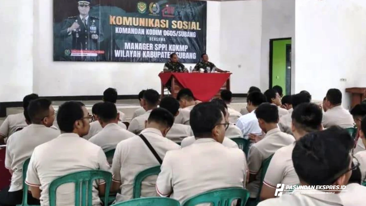 Dandim Subang Kumpulkan 153 Manager KDKMP, Tekankan Koperasi Harus Beri Manfaat ke Warga