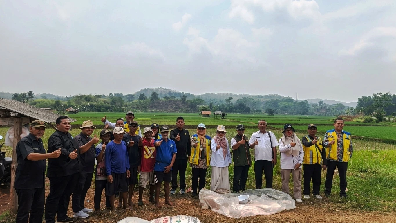 Jaga Ketahanan Pangan, Tim LTT BRMP Unggas Petakan 200 Titik Rawan Kekeringan di Purwakarta