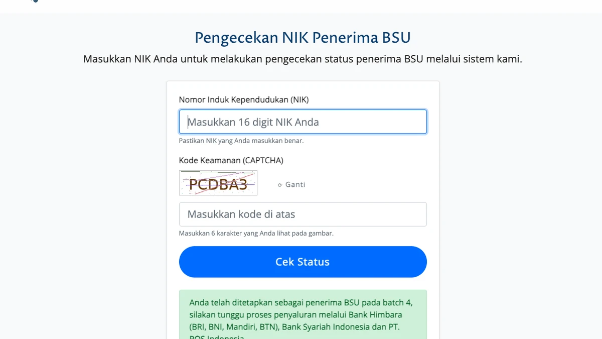 Cukup Pakai NIK! Begini Cara Cek Penerima BSU Oktober 2026 Secara Online