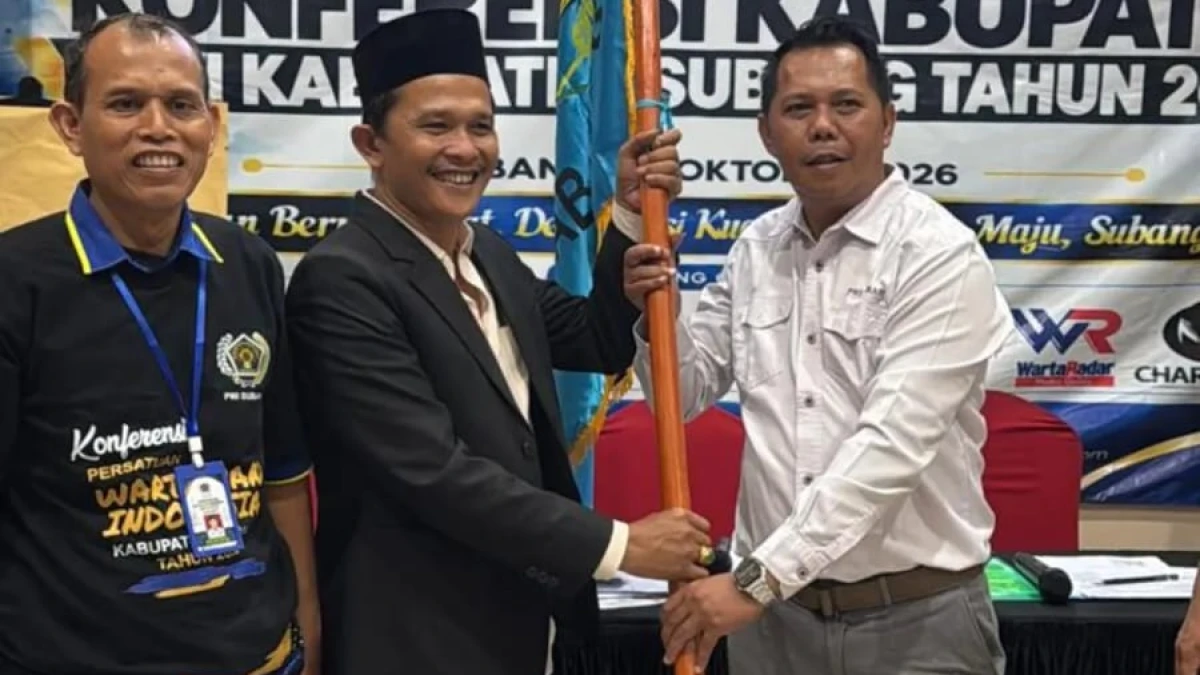 Agus Eko Terpilih Aklamasi Jadi Ketua PWI Subang 2026–2029, Dadan Ramdan Dipercaya Jadi Sekretaris
