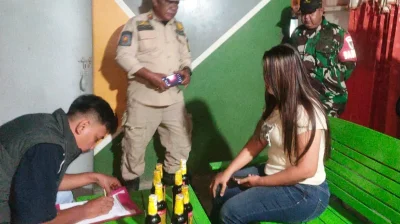 Patroli Kamtibmas, Polisi Grebeg Warung Remang-remang, Sita Puluhan Botol Miras