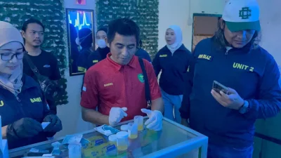 Cegah Peredaran Narkoba Malam Tadi Polres Subang Kembali Lakukan Razia, Tempat Hiburan Malam Jadi Sasaran