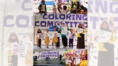 Peringati Hari Santri Nasional, SDIT Cahaya Qolbu Gelar Lomba Mewarnai Se-Pantura