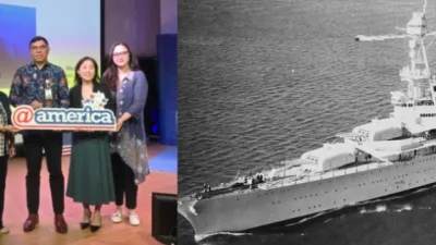 AS Beri Rp 4 Miliar untuk Lindungi Bangkai Kapal USS Houston di Selat Sunda
